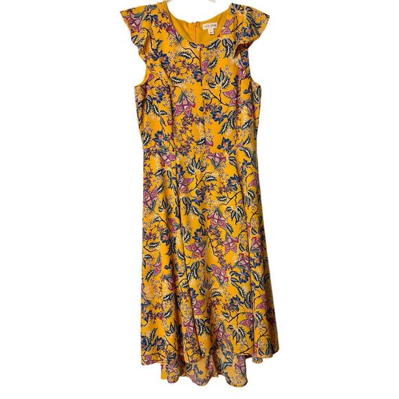 Maison Jules Dresses & Skirts - Maison Jules Dress, Size 8, Yellow Floral Like New
